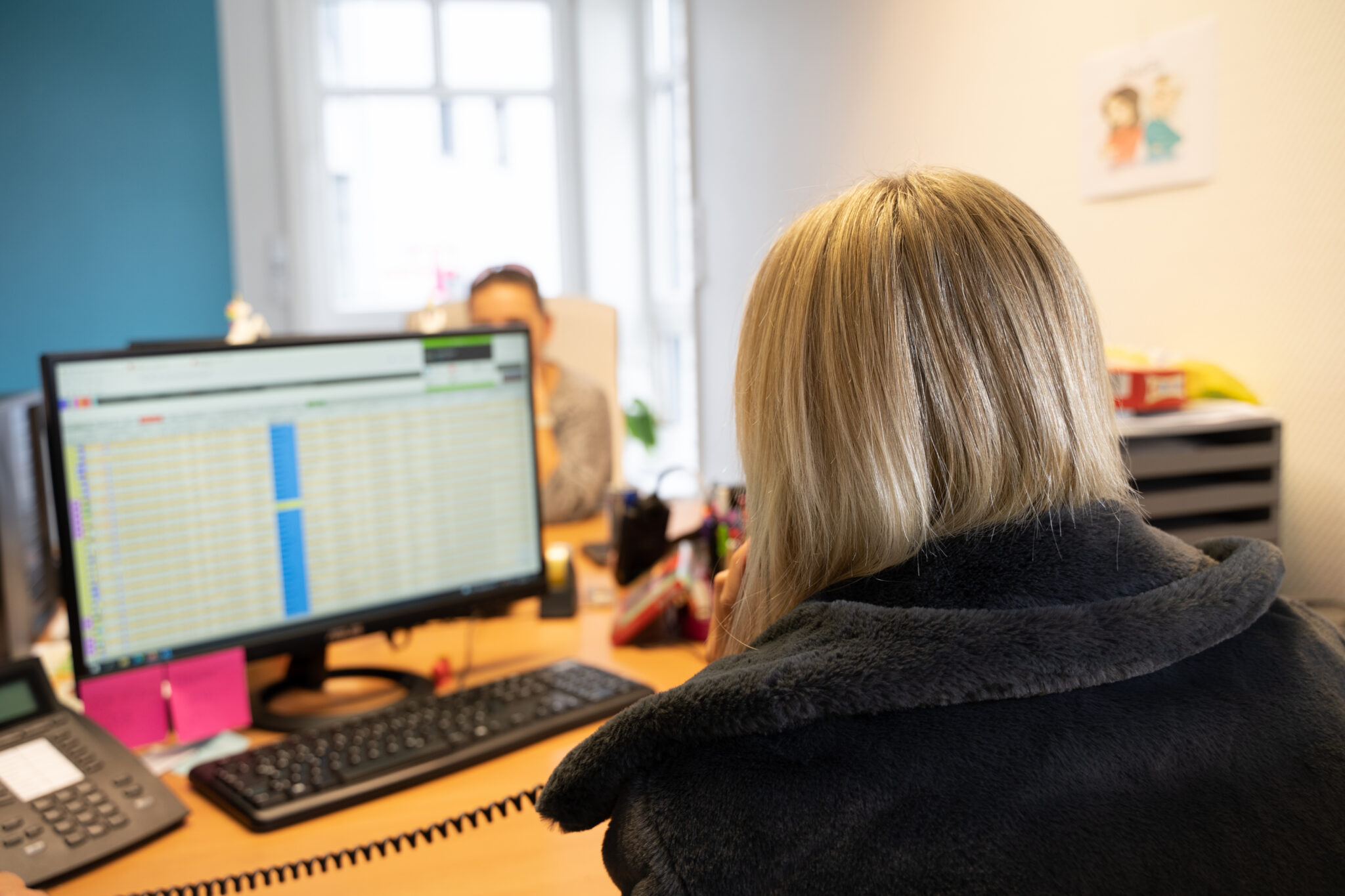 Disposition am Arbeitsplatz in der Leitstelle