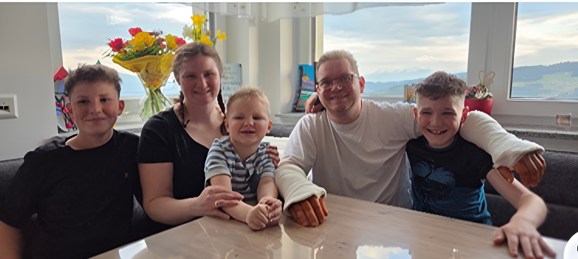 Dankesgruß einer Familie an die Kolleginnen und Kollegen der Steinkuhl GmbH